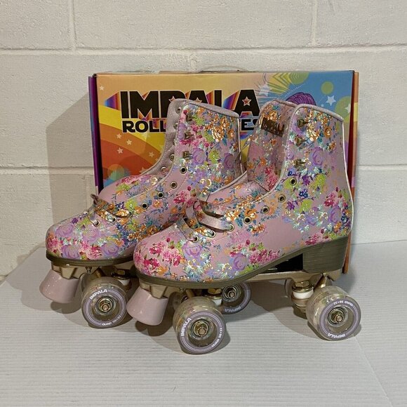CYNTHIA ROWLEY X IMPALA FLORAL ROLLER SKATES SIZE 9 ***Limited Edition*** - Picture 6 of 11